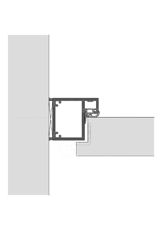 Blockzarge für überfälztes Türblatt