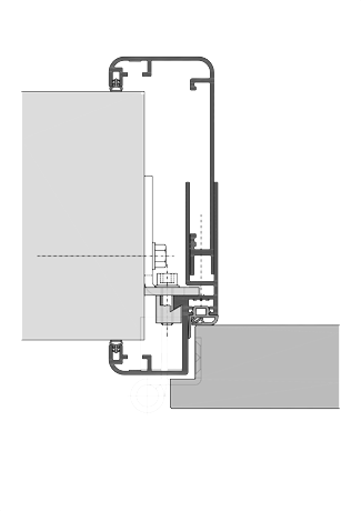 Umfassungszarge gerundet für überfälztes Türblatt