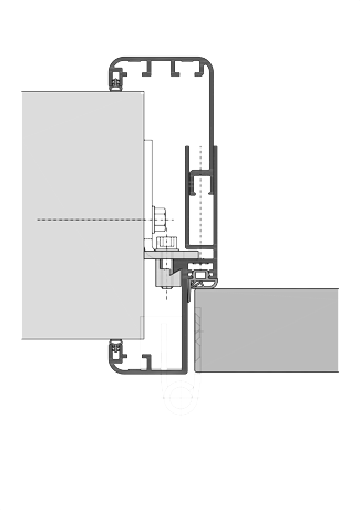 Umfassungszarge gerundet für stumpfes Türblatt
