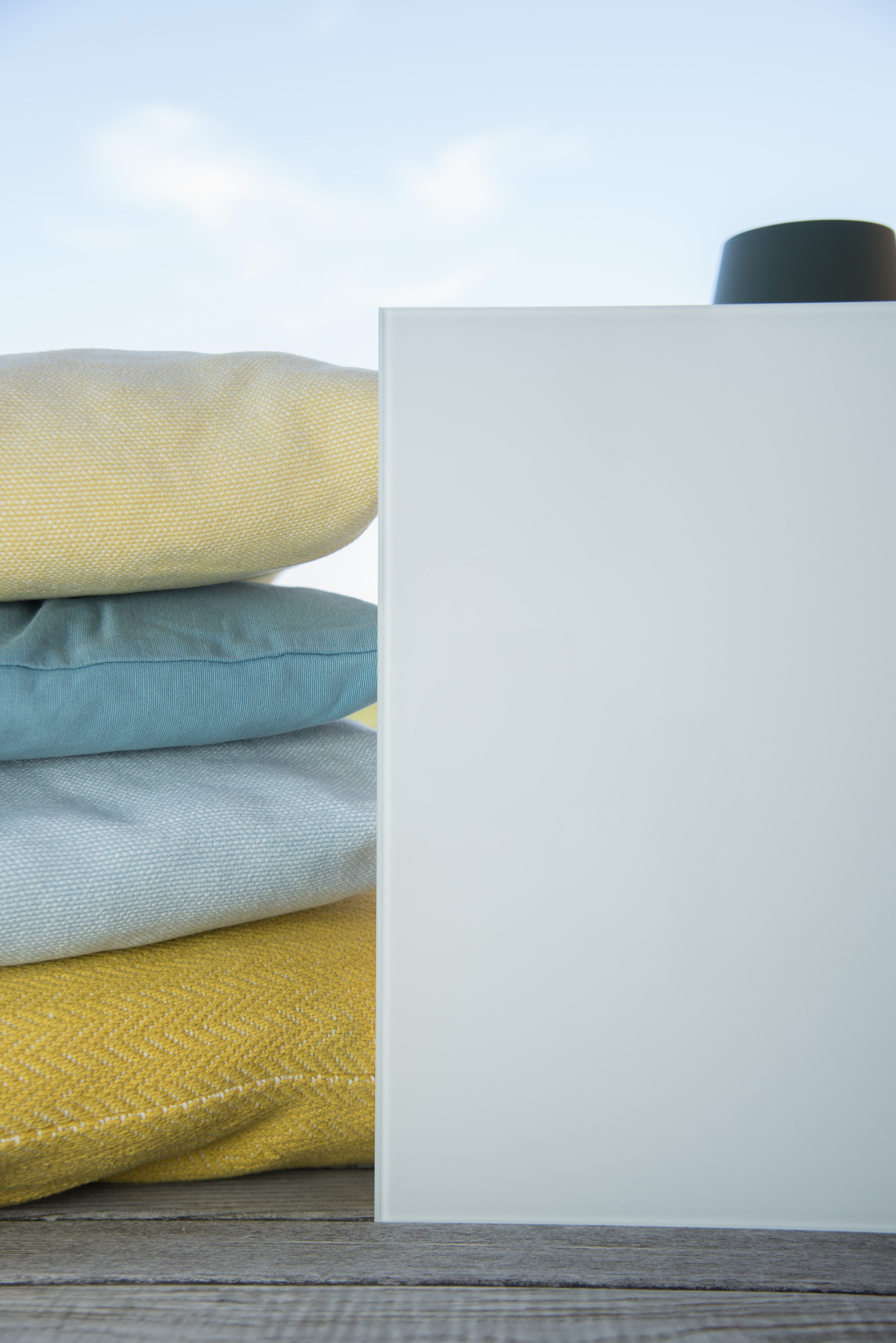 Glas weiß blickdicht