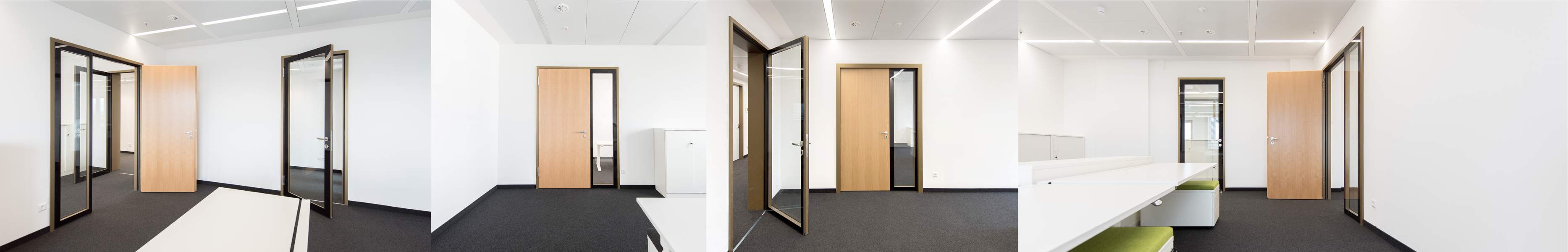 Glasseitenteile und Glasverbundtüren