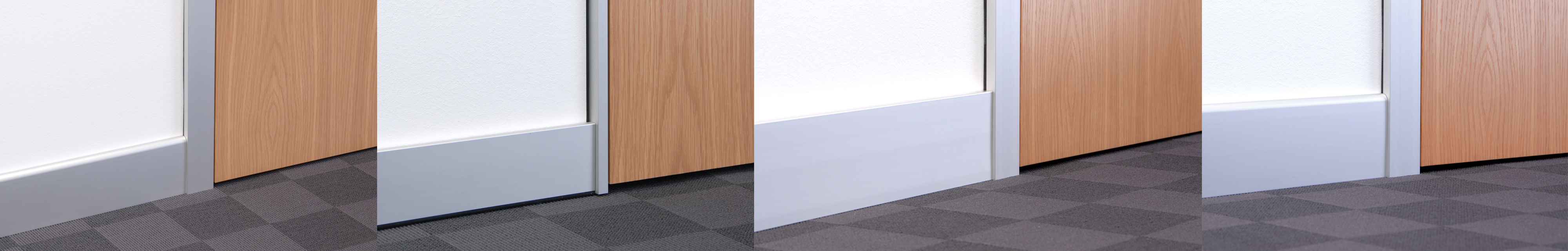 Sockelprofile gerundet und kantig aus Aluminium