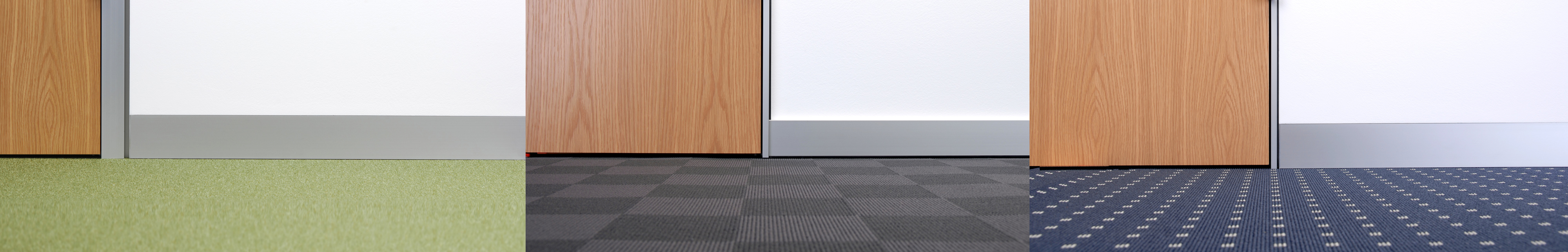 flächenbündige Sockelleiste