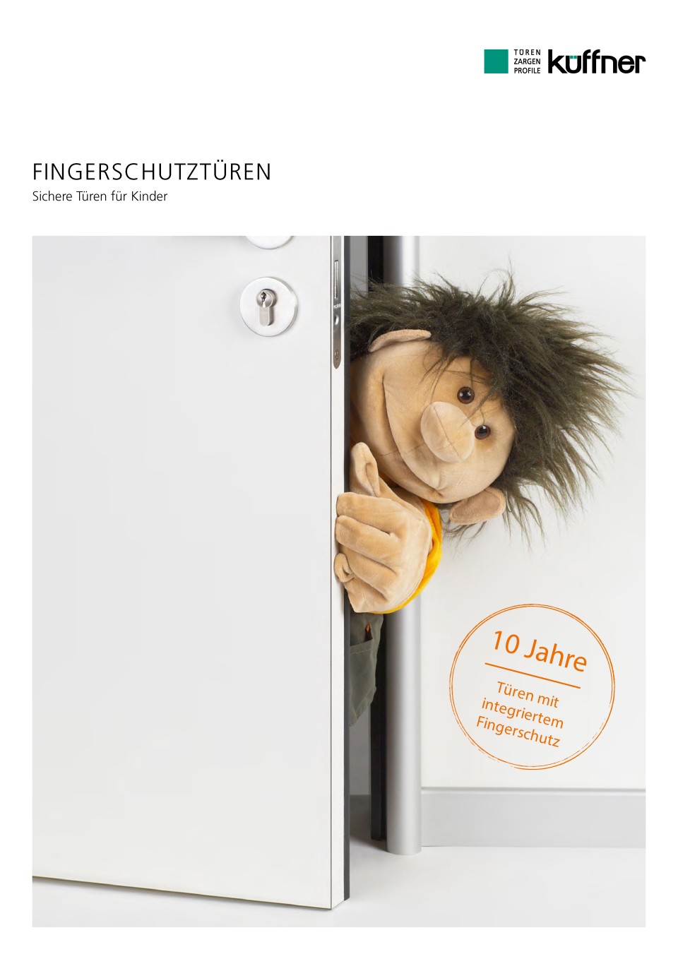 Broschüre Fingerschutztüren - sichere Türen für Kinder 