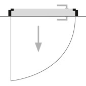 nach außen öffnend
