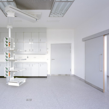 Aluminiumzargen eloxiert E6 OP Saal mit Türen