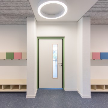 Fingerschutztüren in der Kindertagesstätte