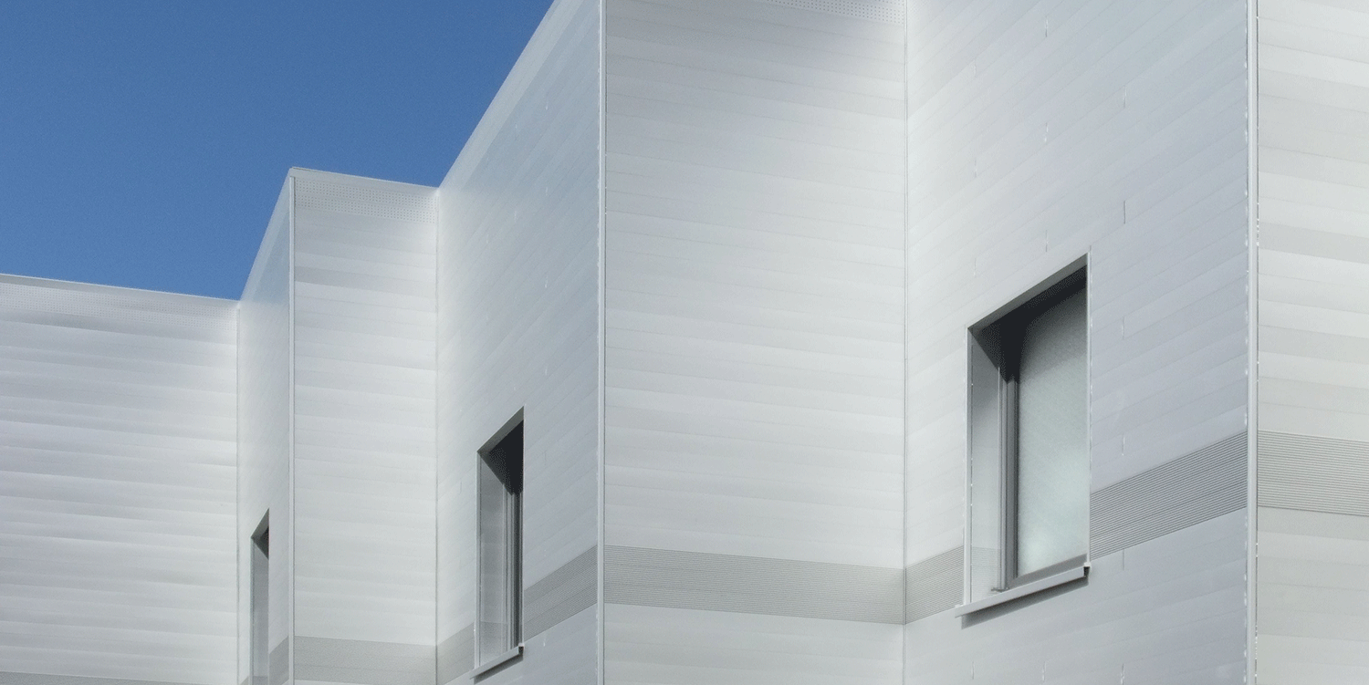 Fassadenverkleidung aus Aluminium