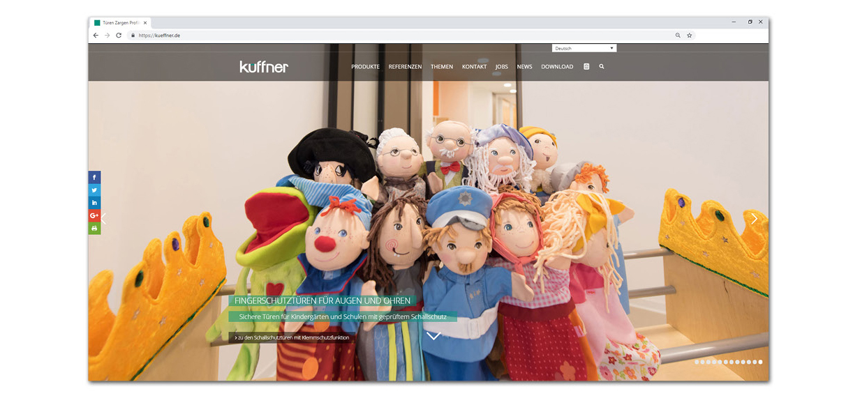 Homepage Startseite Klemmschutz im Kindergarten